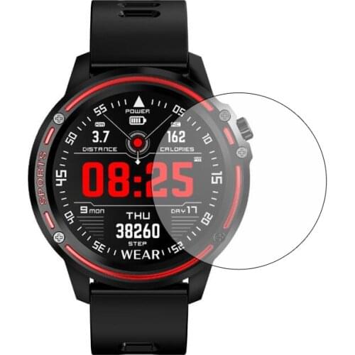 3pcs Clear Transparent Protective Film Guard For Hold mi Greentiger L8 Smart Watch Screen Protector Cover Smartwatch Protection