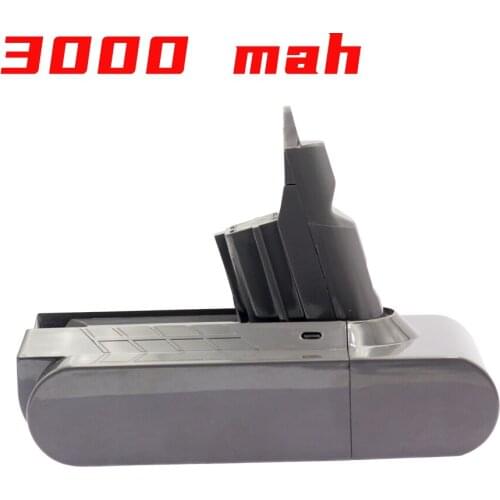 For Dyson V6 DC58 Absolute Motohead Matrix Origin Car Boat Por Animal Fluffy Fluffy Extra 21.6V 3.0AH Vacuum Cleaner Battery