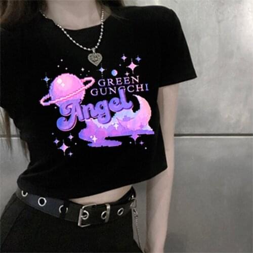 Y2k T-shirt Street Aesthetic T-shirt Bratz T-shirt Rap Hip Hop T-shirt Street Rock T-shirt Harajuku T-shirt Gothic 100% Cotton