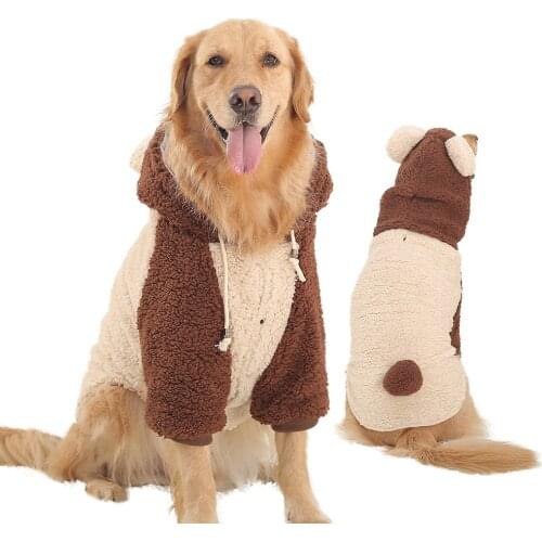 Pet Winter Hoodie Dog Coat Clothes Warm Clothing for Dogs Cats Big Dogs Christmas Coat Jacket Pet Winter Clothes Pet Supplies