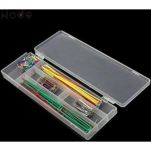 140pcs Solderless Breadboard Jumper Cable Wire Kit Box DIY For Arduino M98