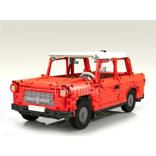 Ipinmoc 3061Pcs lepining Series FIATed 500 Trabant 601 Camper Van 12087 Model Building Blocks Kits Set Bricks Toys