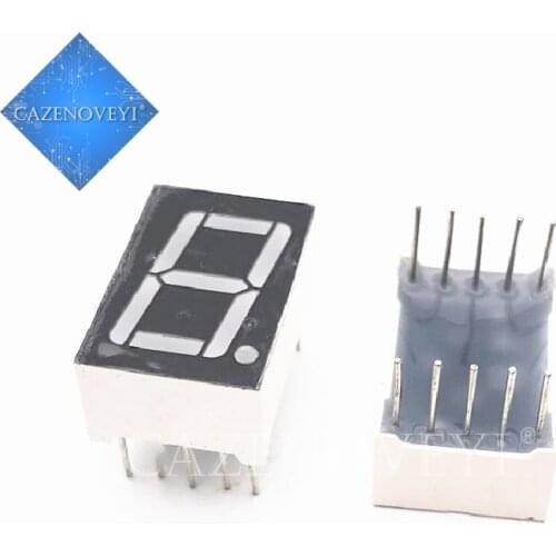 5pcs/lot 7 segment 0.56 in common Cathode 1 Bit digital Tube 0.56" inch 0.56in. Red LED Display LED Digital tube In Stock