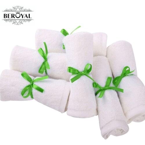 Beroyal Brand 2019 6PC/Set Bamboo Baby Towel Face Towels Baby Care Wash Cloth Kids Hand Towel Bath Towel For Newborn Gift Box