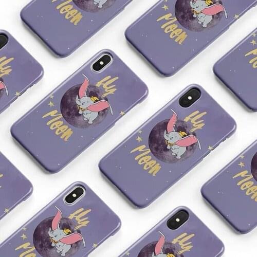 Cartoon Dumbo Frosted phone case for iphone 6 6S 7 8 plus X XS MAX XR Personality Innovation Cover