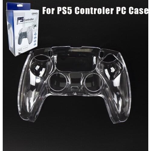 For Sony Play Station Playstation PS 5 PS5 Controller PC Case Game Skin Gaming Accessories Transparent Shell Portable Control