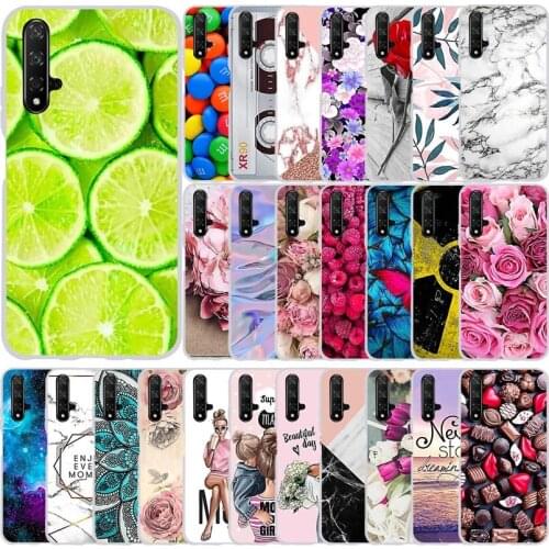 Phone Case for Huawei Honor 20 Case Bumper Silicone Soft TPU Protective Phone Case Back Cover for HUAWEi Honor 20 Case Cover