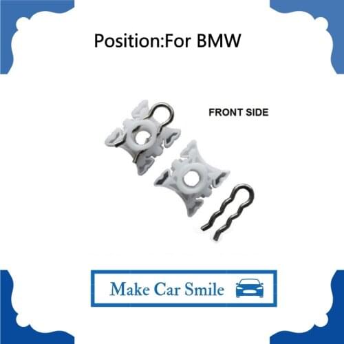For BMW 5 Series E34 WINDOW REGULATOR SLIDER CLIPS FRONT LEFT or RIGHT