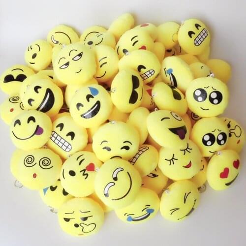 Emojied Ornaments plush smile sweat Novelty & Gag be shy adore doll pendent toys