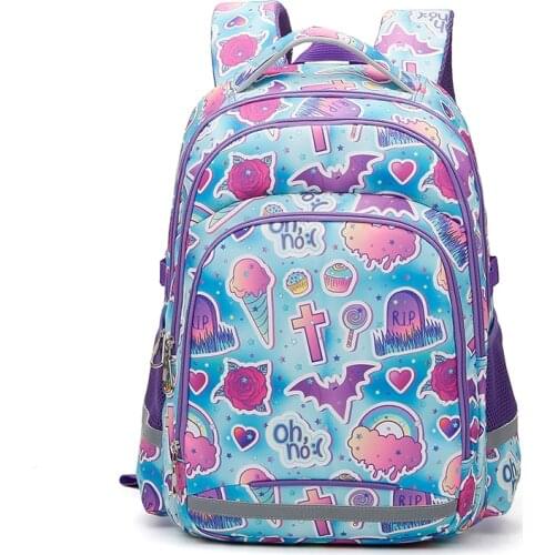 Cool School backpack for Children anime Backpack Kids cartoon School Bags for teenage girls Schoolbag mochila escolar infantil