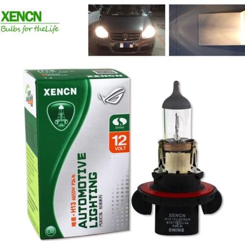 XENCN H13 12V 60/55W 3200K Clear Series Original Car Headlight Halogen Bulbs Long Lifetime Standard Original Line Lamps 2pcs