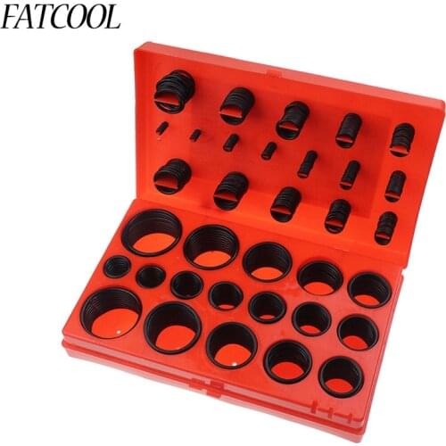 FATCOOL 419PCS Universal O Ring Metric Washer Seals Watertightness Assortment Kit for Automotive Mechanics A Set Of Car Tool