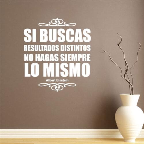 Spanish Quote Vinyl Wall Sticker Letter Wall Decal Artist House Decoration Removable Wallpoof Decoration Mural Wallpaper CX434