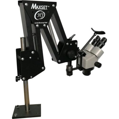 Equipment Gem Kits Optical Tools Hard Aluminum Alloy Microscope 7X-45X Microscope for Jewelry