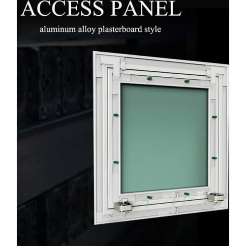 Wall Access Panel Aluminum Alloy Gypsum Board Inspection Door 450*450Mm For Toilet Or Downcomer Check Hole With Opening Hole