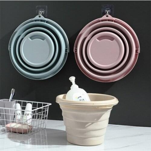 Portable foldable bucket, outdoor car wash travel fishing bucket, pen washing bucket, multifunctional folding bucket