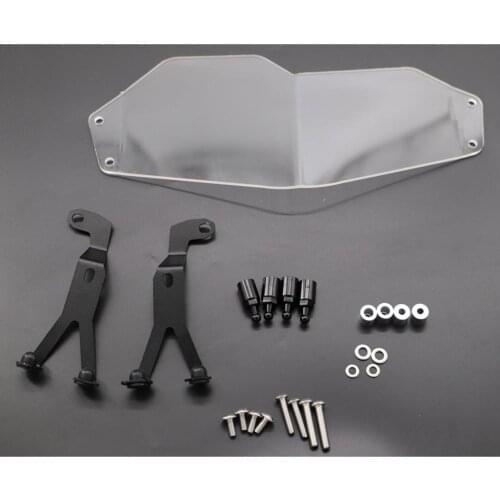 Durable Motorcycle Headlight Guard Trim Replace Parts Transparent with Accessories for BMW F750GS