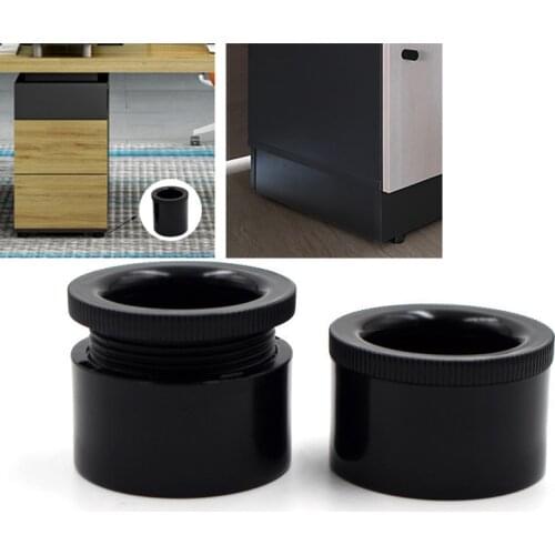 4PCS 3-5.5CM Adjustable Furniture legs ABS TV Cabinet Table Increased feet Mat Heavy Duty Sofa Bed Foot Worktop support Hardware