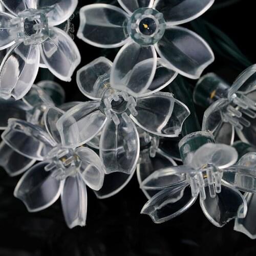 LED String Lights Garland Accessories Soft silicone Cherry Flowers 100pcs/Bag can be Decor on LED String Lights Holiday Lighting