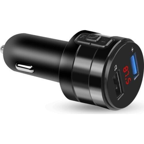 USB Bluetooth Charger Car Kit Handsfree Wireless FM Transmitter LCD MP3 Player 2.1A Car Accessories Handsfree Digital Voltmeter