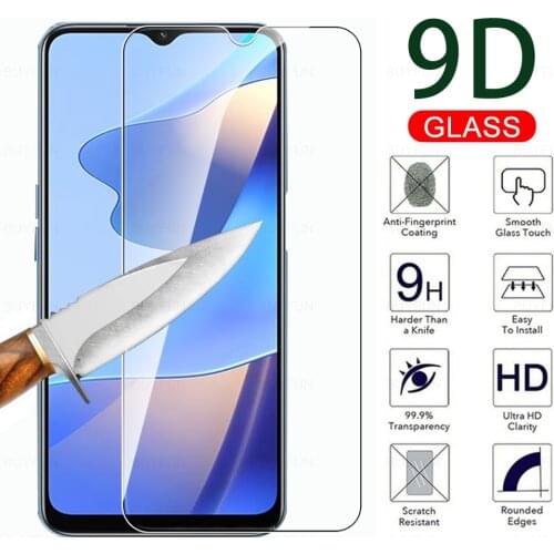 Tempered Protector Glass For Oppo A16 A 16 6.52" 16a 2021 Tranparent Phone Safety Protection Protective Clear Screen Cover Film
