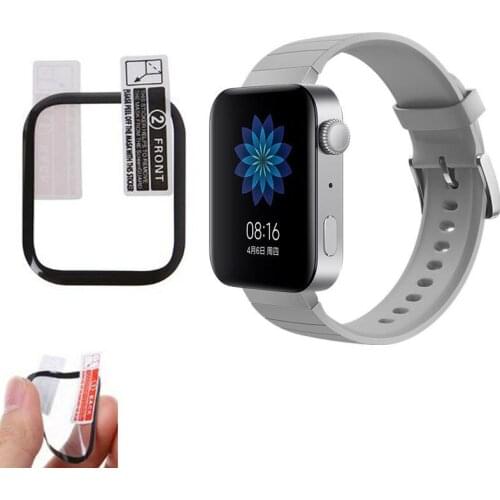 3D Curved PET Soft Edge Clear Protective Film Cover For Xiaomi Mi Watch Sport Smart Wristwatch Screen Protector Guard (Not Glass