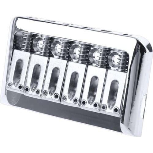 2021 Top Chrome FIXED HardTail 6 String ELECTRIC GUITAR BRIDGE TAILPIECE & Wrench Metal