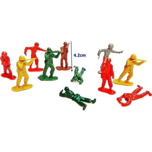 24PC Mini Plastic Pawn soldier Figure Boy Fight Kids Gift Novelty Prize Pinata Bag Filler Loot Gag Birthday Party Favours