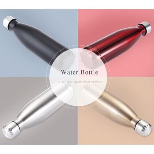 500ml Vacuum Flask Thermoses Stainless Steel Outdoor Travel Sports Style Bicycle Kettle water Vacuum Flask Milk Cola Bottle