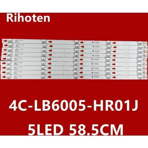 9 pieces/lot TCL 60A730U L60P2-UD 60D2900 led backlight 60HR330M05A0 4C-LB6005-HR01J screen LVU600LG0T5 5lamps