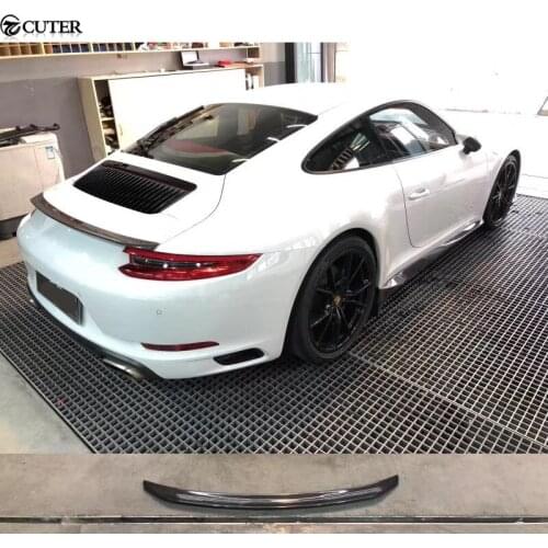 911 991.2 Carbon fiber fiblerglass rear spoiler splitter wing for Porsche 911 Carrera 991.2 16-18