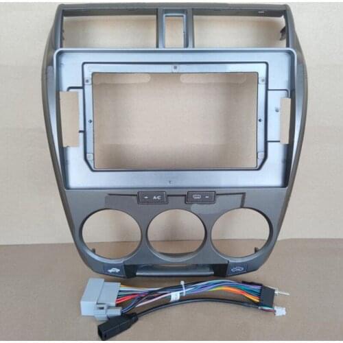 Car Fascia Navigation Fascias Dash Frame Kit For 10" - 10.2" Android Multimedia Player For City 2008 20092010 2011 2012 20132014