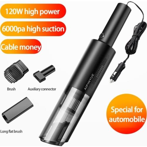 Wireless Car Vacuum Cleaner Portable High-power Handheld 6000pa Vacuum Cleaner Dual-use Car Household Clean Accessories