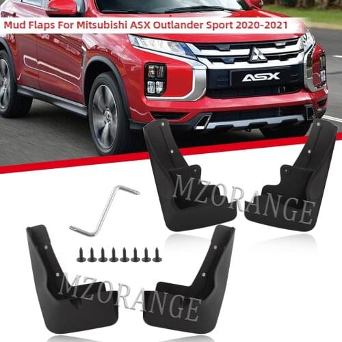 4Pcst Car Mudflaps Splash Car Splash Guards Mud Flaps Fender For Mitsubishi ASX Outlander Sport 2020-2021 auto Car Accessories