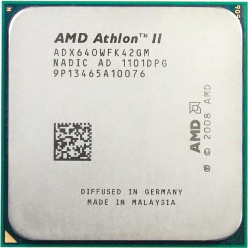AMD Athlon II X4 640 3,0 GHz Quad-Core CPU procesador ADX640WFK42GM hembra AM3