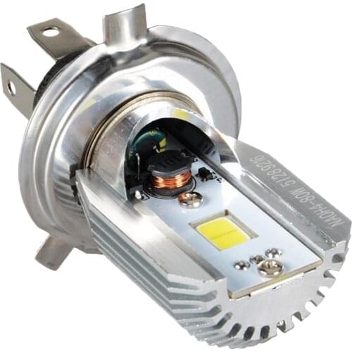 H4 20W Motor COB LED H/L Hi/Lo High Low Beam Headlight Front Light Head Lamp For Motorcycle