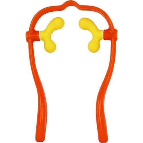 Handheld Cervical Shoulder Shiatsu Massager 2 Head Trigger Point Acupressure Release Stick Body Pain Relief Health Tool Neck