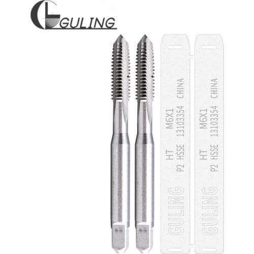 GULING HSS-E Metric Straight groove tap HSS Hand Screw Thread Hand Tap M1~M16