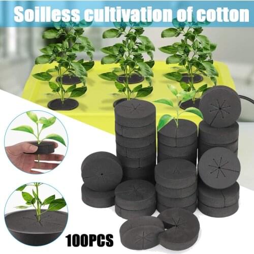 Newest 100Pcs Garden Clone Collars for Hydroponics Plant Germination in Net Pots and Cloning Machines