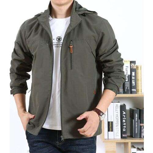 NEW Tactical Casual Long Sleeve Jacket Men Military Windproof Waterproof Army Combat Mens Jackets Hooded Bomber Coats Male M-5XL