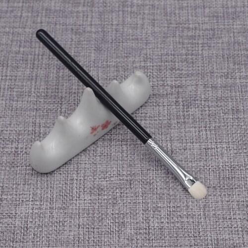 C13 Professional Handmade Make Up Brush Small Eye Shadow Brush Soft Saikoho Goat Hair Cosmetic Tool Black Handle Makeup Brushes