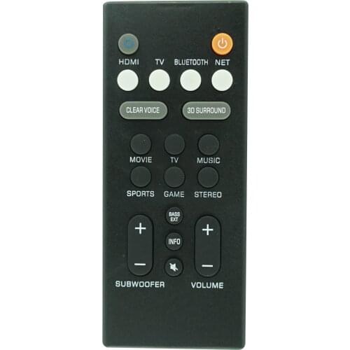 Remote Control For Yamaha VCQ9140 YAS-109 YAS-209 ATS-1090 ATS-2090 Sound Bar Soundbar Audio Speaker System