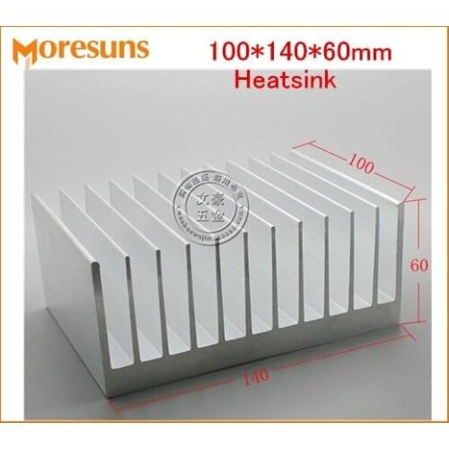 Fast Free Ship High Power Radiator 100*140*60mm Heat Sink Chip for IC LED Power Transistor