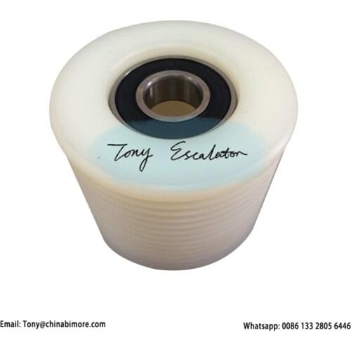 SCRL009 Belt Roller OD86mm W70mm Bearing 6204-2RS