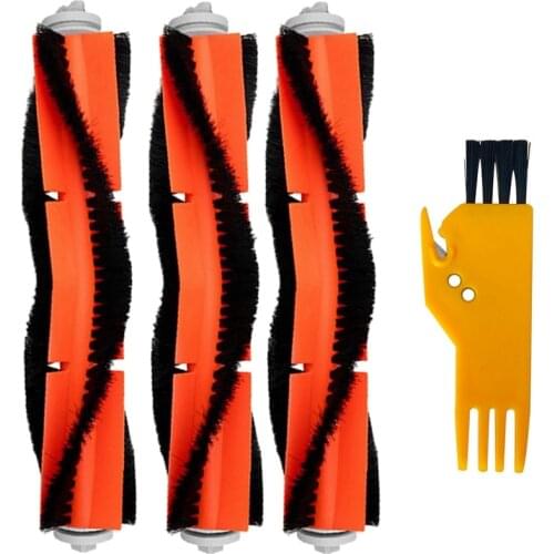 For XiaoMi MIJIA 1C STYTJ01ZHM Accessories Vacuum Cleaner Parts Main Brush + Cleaning Brush Spare Replacement