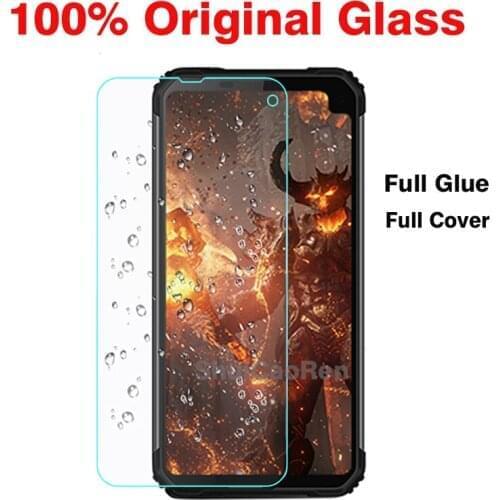 3PCS 100% Original Full Glue Tempered Glass For Blackview BV6100 Screen Protector Thoughed protective film For Blackview BV6100