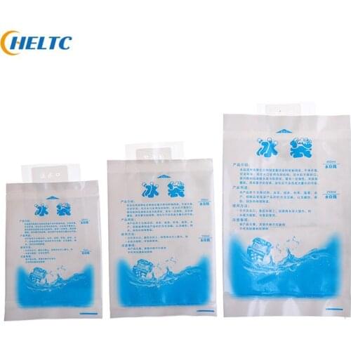 10Pcs Reusable Ice Bag Water Injection Icing Cooler Bag Pain Cold Compress Drinks Refrigerate Food Keep Fresh Gel Dry Ice Pack