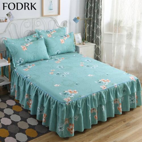 Elastic Fitted Sheet with Pillow Cover Bed Linen Cotton Mattress Covers 2 Seater Euro Bedding Set King Size Bedsheets Protector