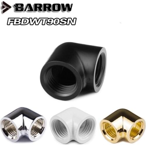 4PCS Barrow 90 degree double inner teeth / double inner wire elbow TDWT90SN-V2 computer water cooled DIY accessories