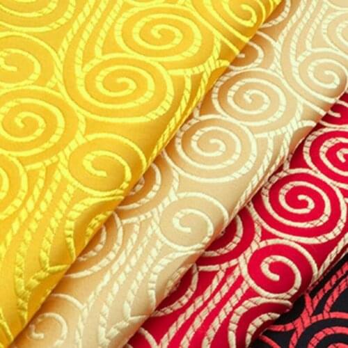 500cm*150cm auspicious brocade damask faux silk satin antique cheongsam cloth sofa cushion pillow dress DIY cloth fabric